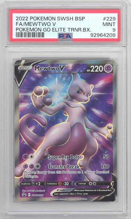 Pokemon Mewtwo EX hot Full Art PSA 9