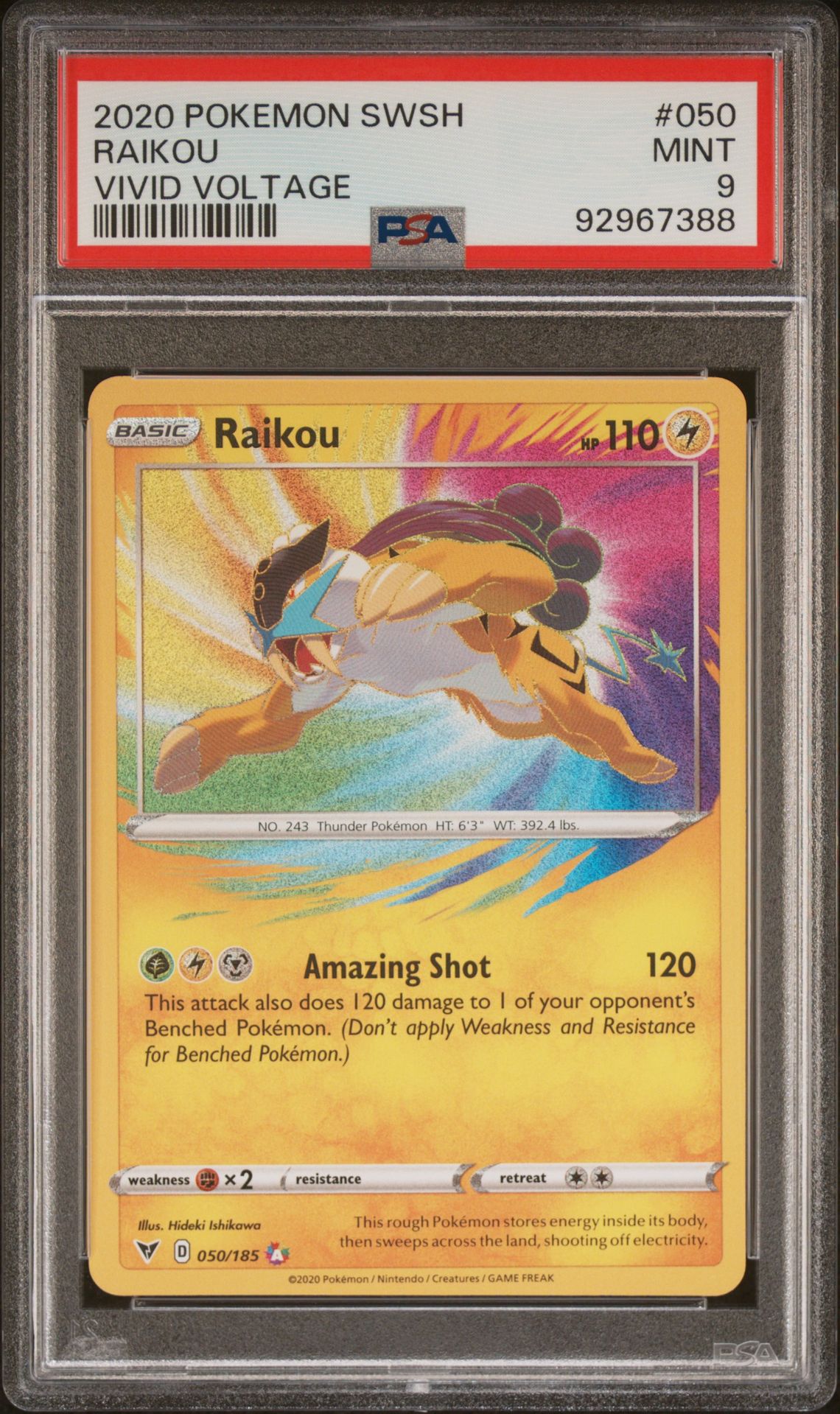 Psa 10 hotsell raikou amazing rare