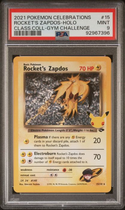 Pokemon high quality Zapdos 15