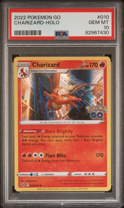 Pokemon top Charizard MINT