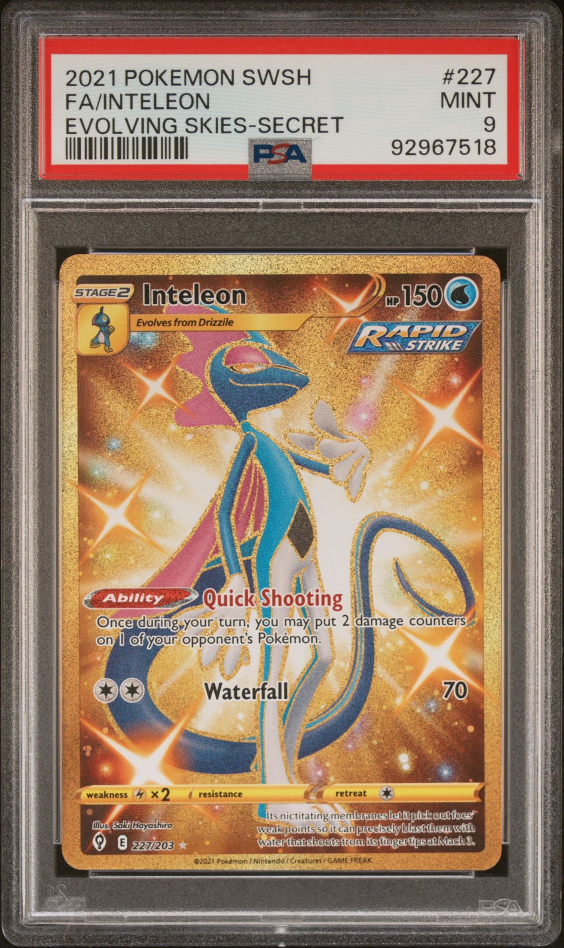 PSA 9 Inteleon cheapest V