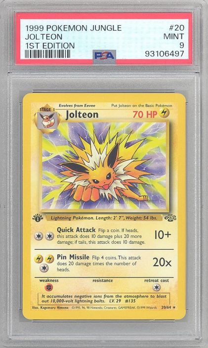 Online Pokemon Lightning psa 10 1st edition