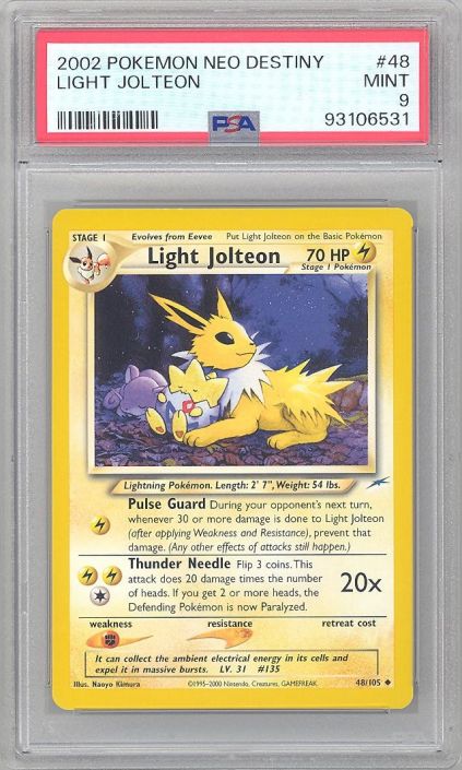 Pokemon popular Jolteon V PSA 9