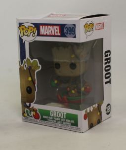 Funko POP! Marvel Holiday 2018 Vinyl Bobble Figure - GROOT #399 *NON-MINT BOX*