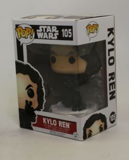 Funko POP! Star Wars The Force Awakens - Vinyl Bobble - KYLO REN (Fighting) #105 *NON-MINT BOX*