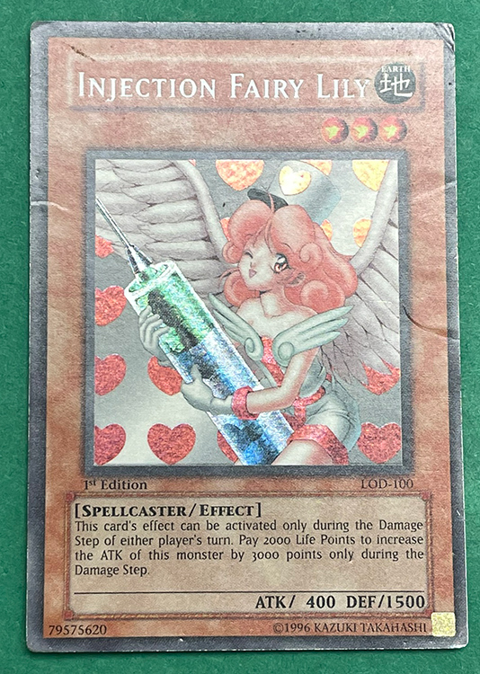 Yugioh injection orders fairy lilly secret rare lod