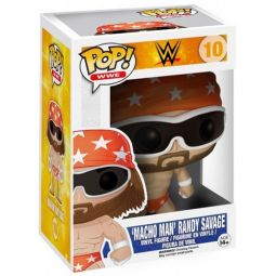 Funko POP! WWE Vinyl Figure - MACHO MAN RANDY SAVAGE (Purple Trunks) #10 *Exclusive*