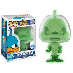 Funko POP! Animation - Duck Dodgers Vinyl Figure - DUCK DODGERS (Green Gamma GLOW) #127 *Exclusive*