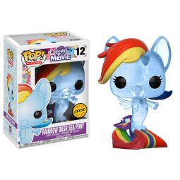 Funko POP! My Little Pony - MLP Movie Vinyl Figure - RAINBOW DASH (Sea Pony)(Clear) *Chase*