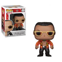 Funko POP! WWE Wave 7 Vinyl Figure - THE ROCK (Old School - Orange Shirt)