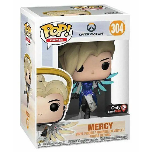 Funko POP! Games Overwatch Vinyl Figure - MERCY (Cobalt) #304 *Exclusive*