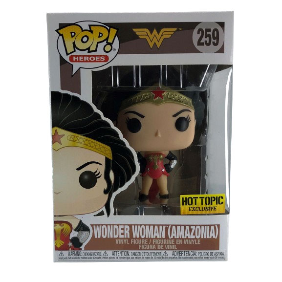 Funko POP! Heroes Vinyl Figure - WONDER WOMAN [Amazonia] #259 *Exclusive*