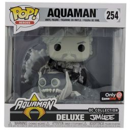 Funko POP! Heroes DC Collection by Jim Lee Deluxe Vinyl Figure - AQUAMAN #254 (Black/White) *EXCL*