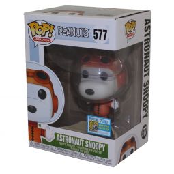 Funko POP! Animation - Peanuts Vinyl Figure - ASTRONAUT SNOOPY #577 *San Diego Comic Con Exclusive*