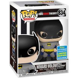 Funko POP! TV - Big Bang Theory Vinyl Figure - HOWARD WOLOWITZ as Batman #834 *Exclusive*