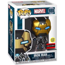 Funko POP! Marvel Vinyl Bobble Figure - IRON MAN [Model 39](Glow in Dark) #555 *Exclusive*