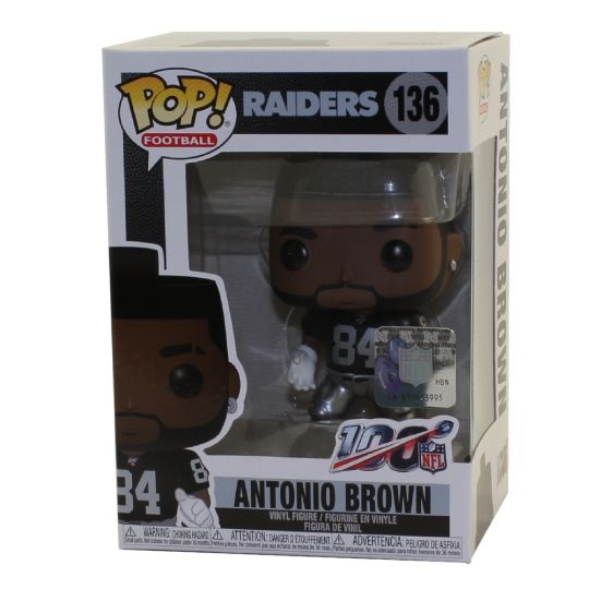 Funko POP! NFL Wave 6 Vinyl Figure - ANTONIO BROWN (Oakland Raiders) #136:   - Toys, Plush, Trading Cards, Action Figures & Games online  retail store shop sale