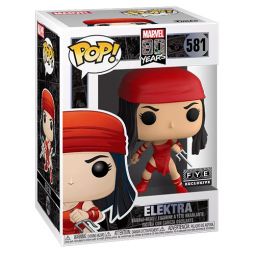 Funko POP! Marvel 80 Years Vinyl Bobble Figure - ELEKTRA #581 *Exclusive*