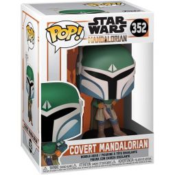 Funko POP! Star Wars The Mandalorian Vinyl Bobble Figure - COVERT MANDALORIAN #352