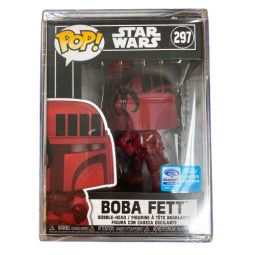 Funko POP! Star Wars Vinyl Bobble Figure - BOBA FETT (Red) #297 [Sealed Hard Stack] *Exclusive*