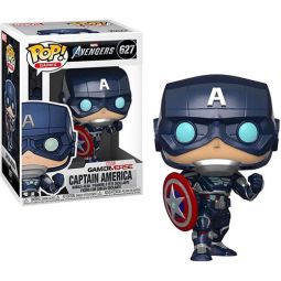 Funko POP! Marvel Games - Avengers Vinyl Bobble-Head Figure - CAPTAIN AMERICA #927