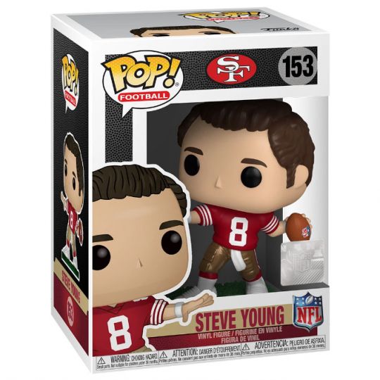 STEVE YOUNG Signed Autographed San Francisco 49ers Funko Pop 