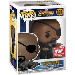 Funko POP! Avengers Infinity War Vinyl Bobble Figure - NICK FURY #694 *Exclusive*