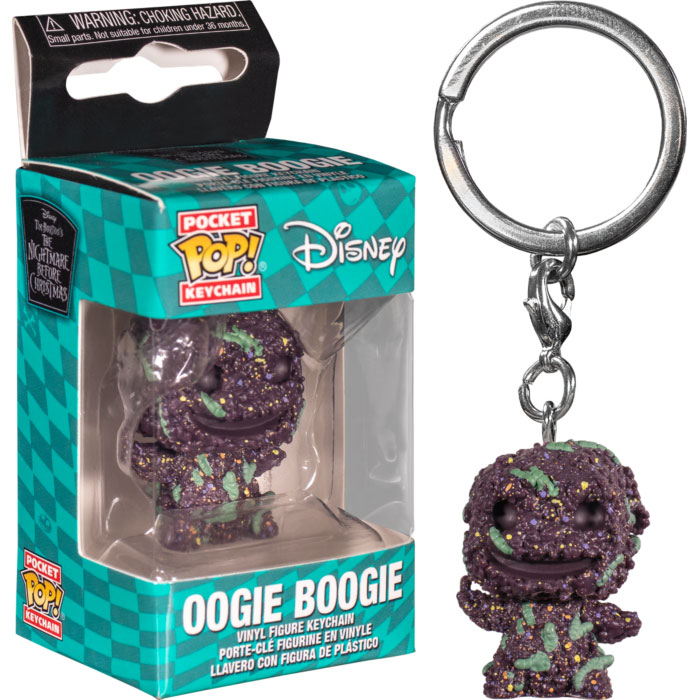 oogie boogie plush keychain