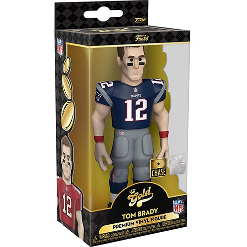 Funko Gold Premium Vinyl Figure - NFL - TOM BRADY (Blue New England Patriots  Jersey)(5 inch) *CHASE*:  - Toys, Plush, Trading Cards,  Action Figures & Games online retail store shop sale