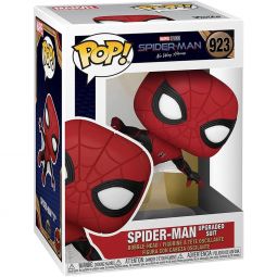 Funko POP! Marvel Vinyl Bobble-Head - Spider-Man No Way Home - SPIDER-MAN (Upgraded Suit) #923