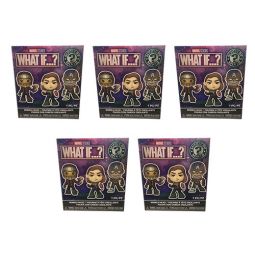 Funko Mystery Minis Vinyl Bobble Figure - Marvel Studios What If? - BLIND BOXES (5 Pack Lot)