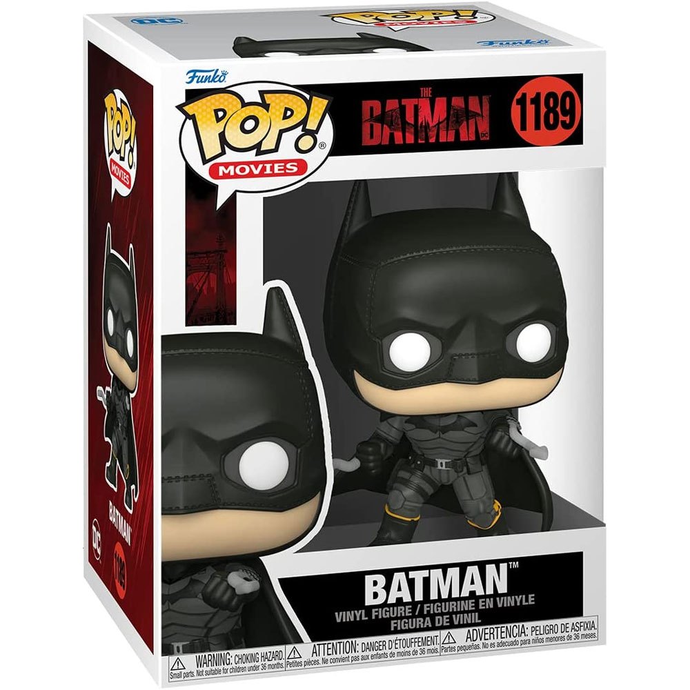 Funko POP! Movies - The Batman (2022) Vinyl Figure - BATMAN (Battle ...