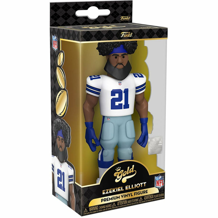 Funko Gold Premium Vinyl Figure - NFL W1 - EZEKIEL ELLIOT (White Dallas  Cowboys Jersey)(5 inch):  - Toys, Plush, Trading Cards,  Action Figures & Games online retail store shop sale