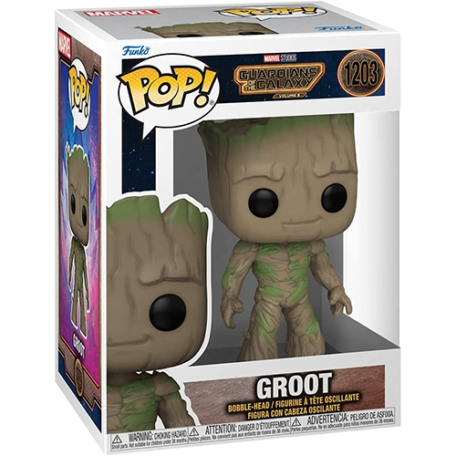 Funko POP! Guardians of the Galaxy Vol. 3 Vinyl Bobble Figure - GROOT #1203