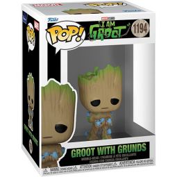 Funko POP! Marvel Studios I Am Groot Vinyl Bobble Figure - GROOT WITH GRUNDS #1194