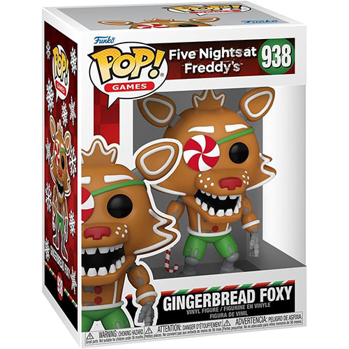 Funko POP! Games - Five Nights at Freddy's Holiday Vinyl Figure -  GINGERBREAD FOXY #938:  - Toys, Plush, Trading Cards, Action  Figures & Games online retail store shop sale