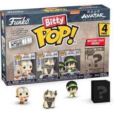 Funko Bitty POP! 4-Pack - Avatar The Last Airbender - AANG w/ Momo, APPA, TOPH & 1 MYSTERY!