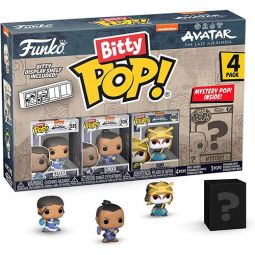 Funko Bitty POP! 4-Pack - Avatar The Last Airbender - KATARA, SOOKA, SUKI & 1 MYSTERY!