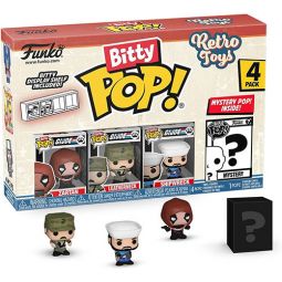 Funko Bitty POP! 4-Pack - Retro Toys (GI Joe) - ZARTAN, LEATHERNECK, SHIPWRECK & 1 MYSTERY!