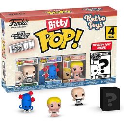 Funko Bitty POP! 4-Pack - Retro Toys - MR. MONOPOLY, BARREL MONKEYS, STRETCH ARMSTRONG & 1 MYSTERY!