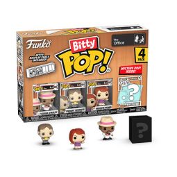 Funko Bitty POP! 4-Pack - The Office - FLORIDA STANLEY, DWIGHT SCHRUTE, MEREDITH & 1 MYSTERY!