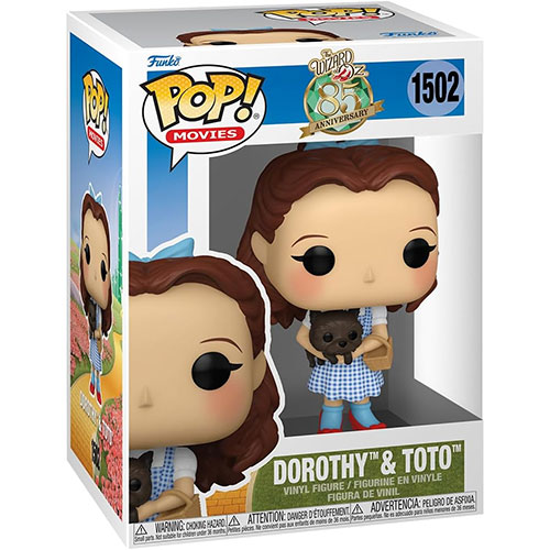 Funko POP! Movies The Wizard of Oz 85th Anniversary Vinyl Figure - DOROTHY & TOTO #1502