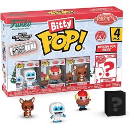 Funko Bitty POP! 4-Pack - Rudolph the Red-Nosed Reindeer - BUMBLE, YUKON, RUDOLPH & 1 MYSTERY!