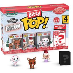 Funko Bitty POP! 4-Pack - Rudolph the Red-Nosed Reindeer - RUDOLPH, CHARLIE, ELEPHANT & 1 MYSTERY!