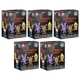 Funko Mystery Minis Vinyl Figure - Five Nights at Freddy's [10 Years] - BLIND BOXES [5 Pack Lot]