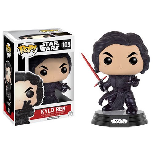 Funko POP! Star Wars The Force Awakens - Vinyl Bobble - KYLO REN (Fighting) #105