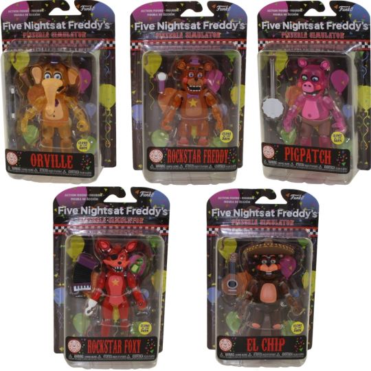 five nights at freddy's rockstar action figures