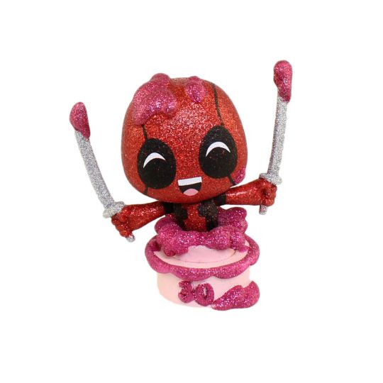 Funko Mystery Minis Figure - Deadpool 30th Anniversary - DEADPOOL IN CAKE  (Glitter)(3 inch) 1/72:  - Toys, Plush, Trading Cards, Action  Figures & Games online retail store shop sale