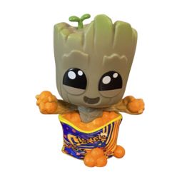 Funko Mystery Minis Vinyl Figure - Marvel Studios I Am Groot - GROOT in Cheese Puffs (2.5 inch) 1/12