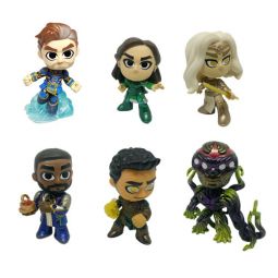 Funko Mystery Minis Vinyl Figures - Marvel's Eternals - SET OF 6 BASE (Ikaris, Thena, Sersi +3)